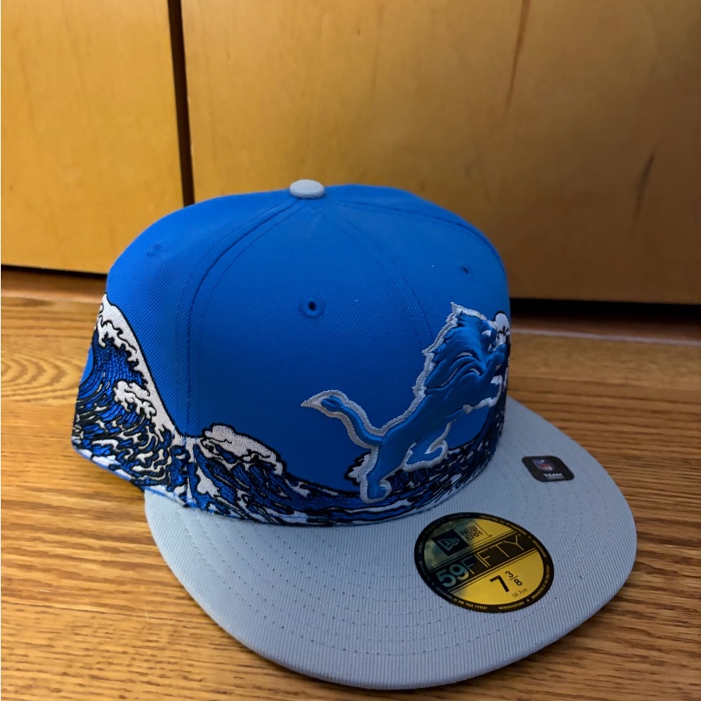 New Era Detroit Lions Tidal Flow 59FIFTY Fitted Hat size: 7-3/8